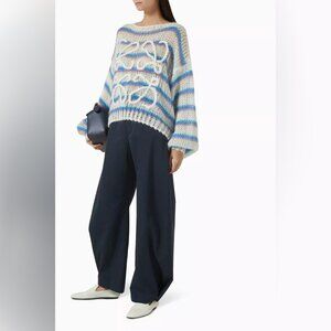 Loewe Anagram Sweater In Mohair Blend